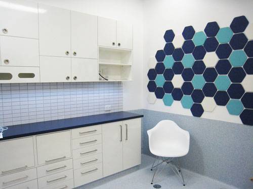 Add geometric design to your healthcare space